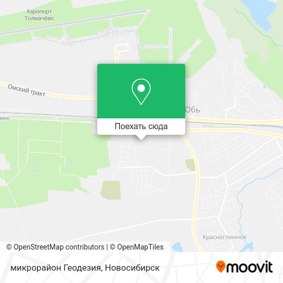 Карта микрорайон Геодезия