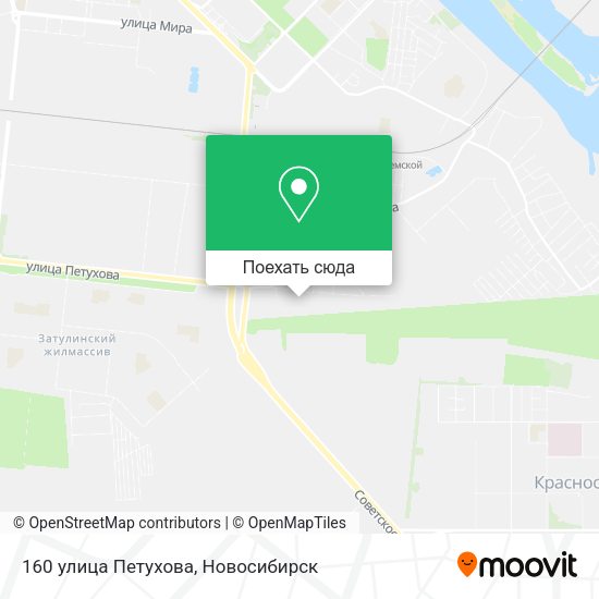 Карта 160 улица Петухова