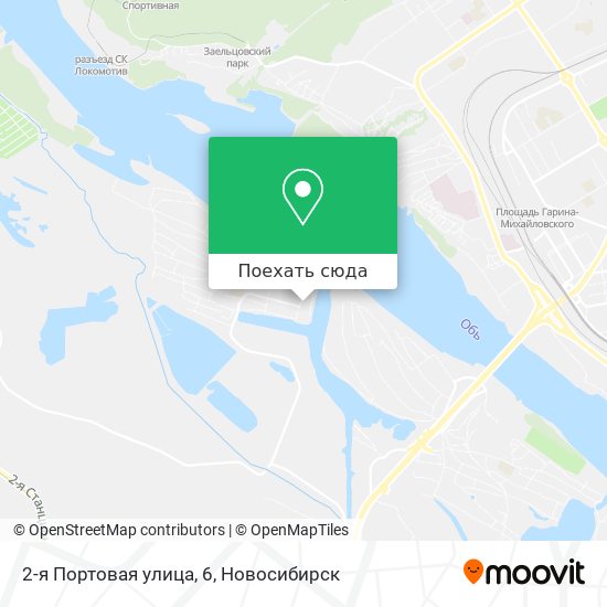 Карта 2-я Портовая улица, 6