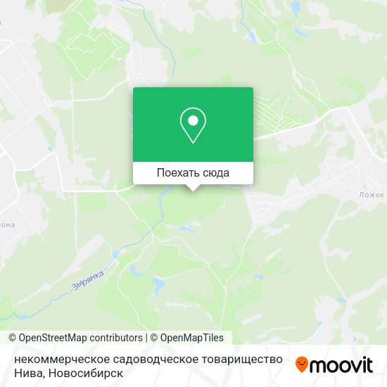 Карта некоммерческое садоводческое товарищество Нива