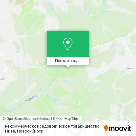 Карта некоммерческое садоводческое товарищество Нива