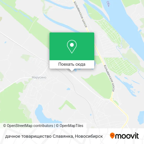 Карта дачное товарищество Славянка