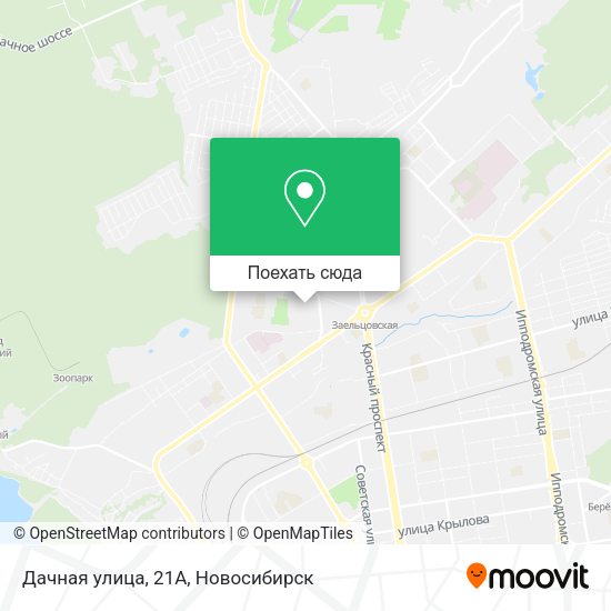Карта Дачная улица, 21А