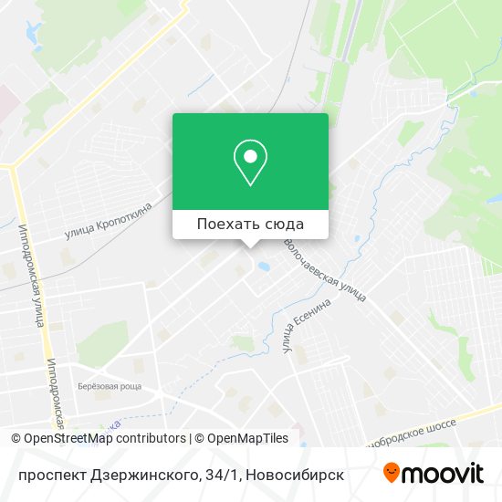Карта проспект Дзержинского, 34/1