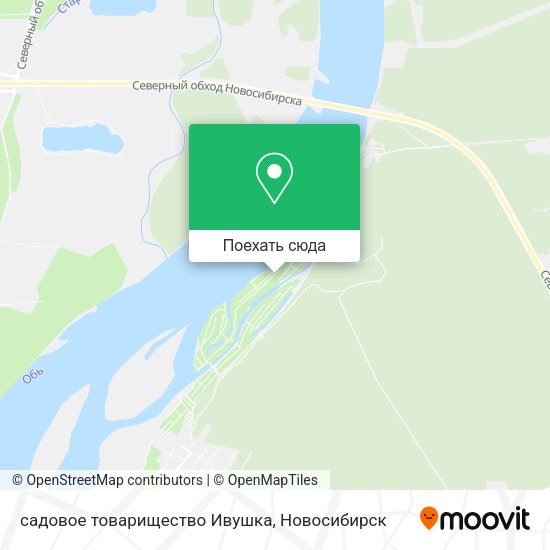 Карта садовое товарищество Ивушка