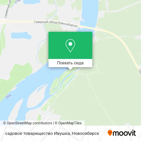 Карта садовое товарищество Ивушка