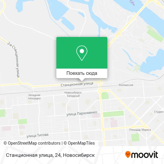 Карта Станционная улица, 24