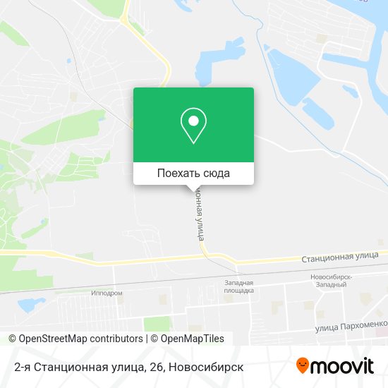 Карта 2-я Станционная улица, 26