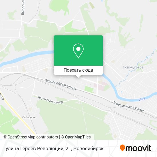 Карта улица Героев Революции, 21