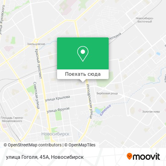 Карта улица Гоголя, 45А