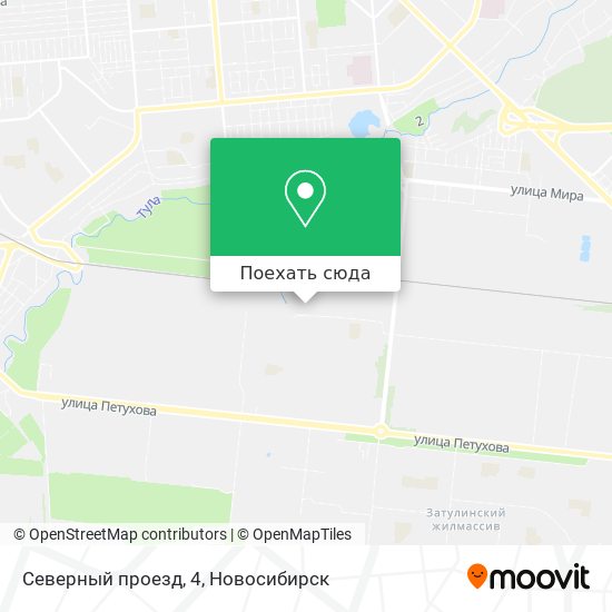 Карта Северный проезд, 4