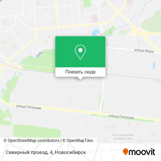 Карта Северный проезд, 4