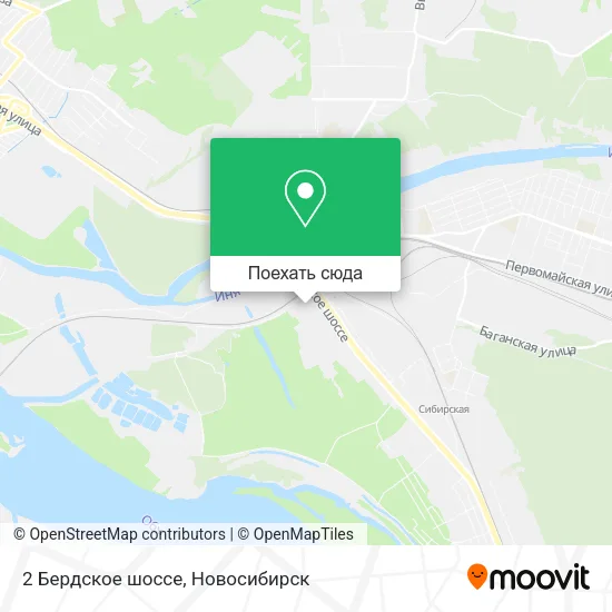 Карта 2 Бердское шоссе