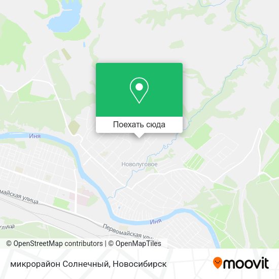 Карта микрорайон Солнечный