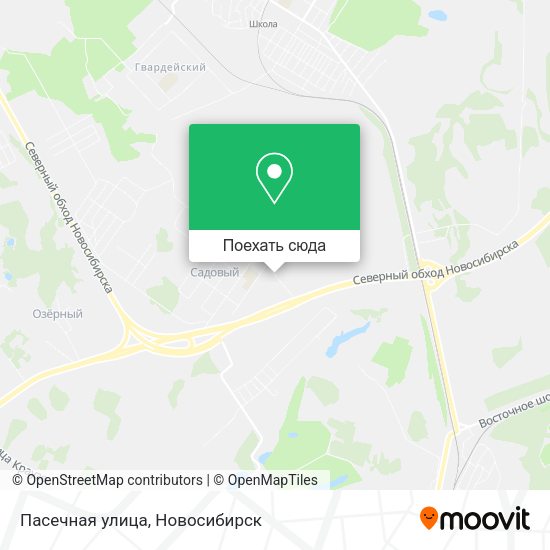 Карта Пасечная улица