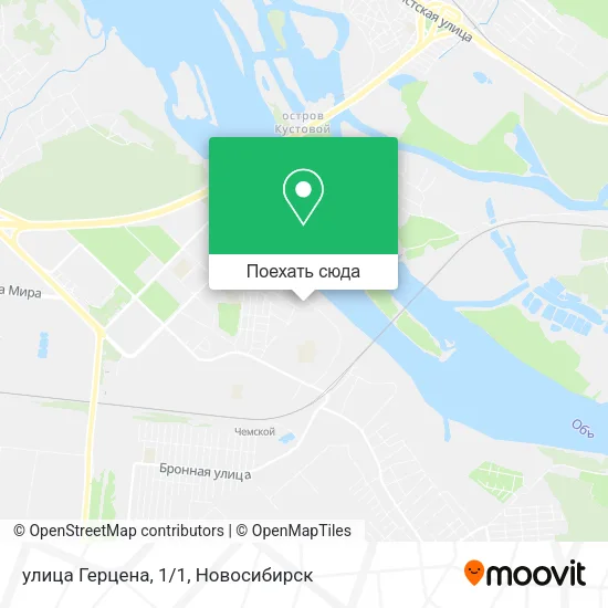 Карта улица Герцена, 1/1