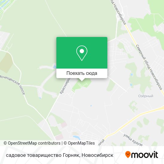 Карта садовое товарищество Горняк