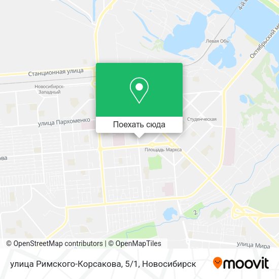Карта улица Римского-Корсакова, 5/1