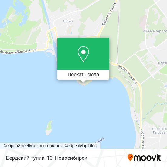 Карта Бердский тупик, 10