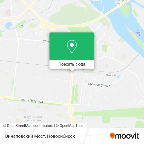 Карта Винаповский Мост