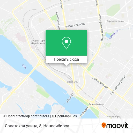 Карта Советская улица, 8