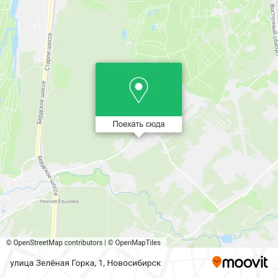 Карта улица Зелёная Горка, 1