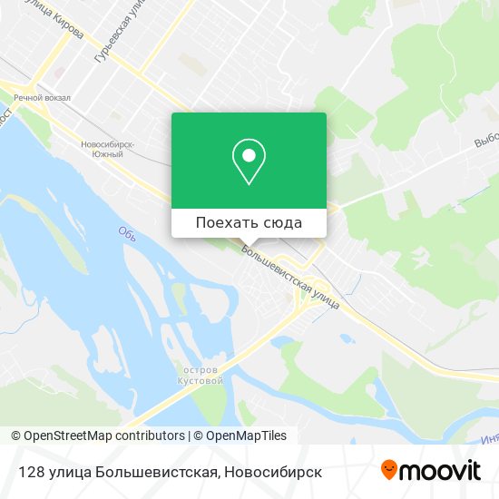 Карта 128 улица Большевистская