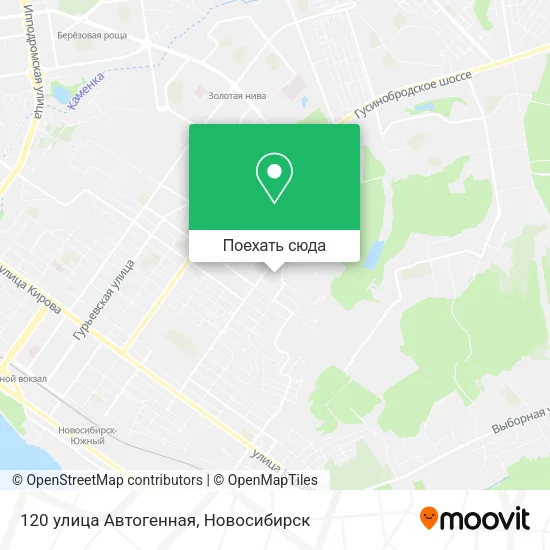Карта 120 улица Автогенная