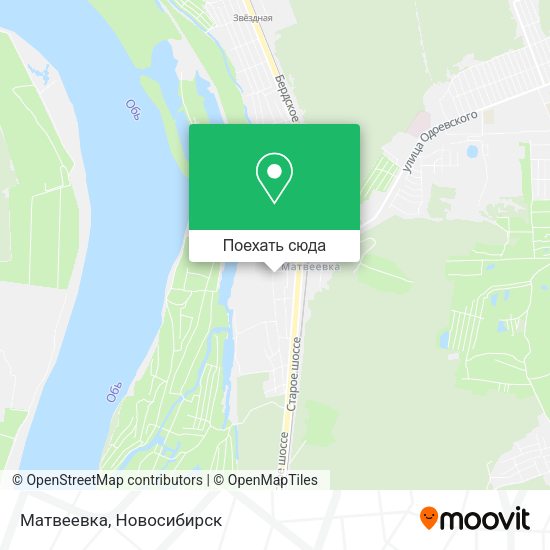 Карта Матвеевка