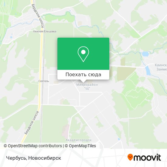 Карта Чербусь