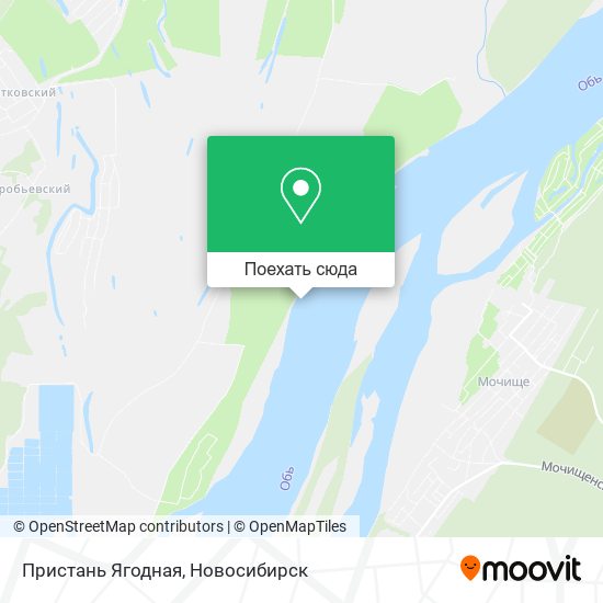 Карта Пристань Ягодная