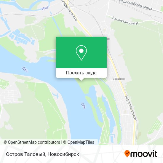 Карта Остров Таловый