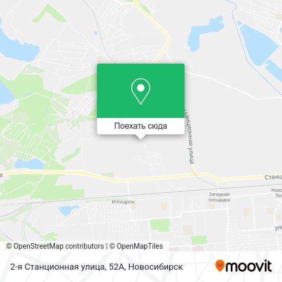 Карта 2-я Станционная улица, 52А