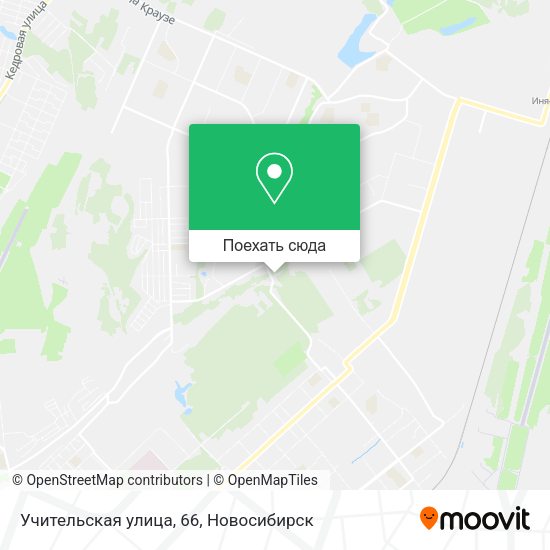 Карта Учительская улица, 66