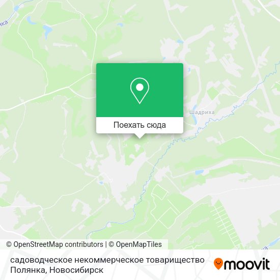 Карта садоводческое некоммерческое товарищество Полянка