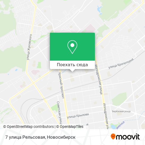 Карта 7 улица Рельсовая