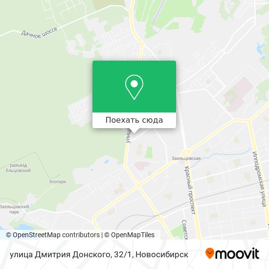 Карта улица Дмитрия Донского, 32/1