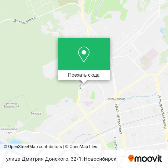 Карта улица Дмитрия Донского, 32/1
