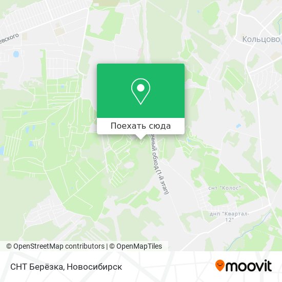 Карта СНТ Берёзка