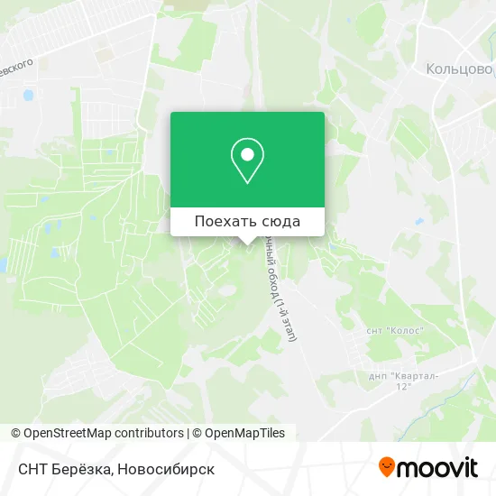 Карта СНТ Берёзка
