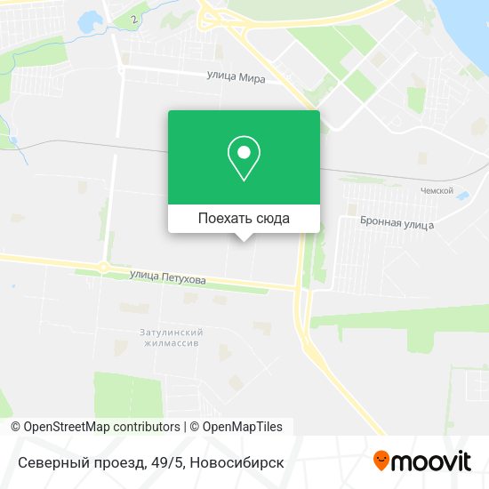 Карта Северный проезд, 49/5