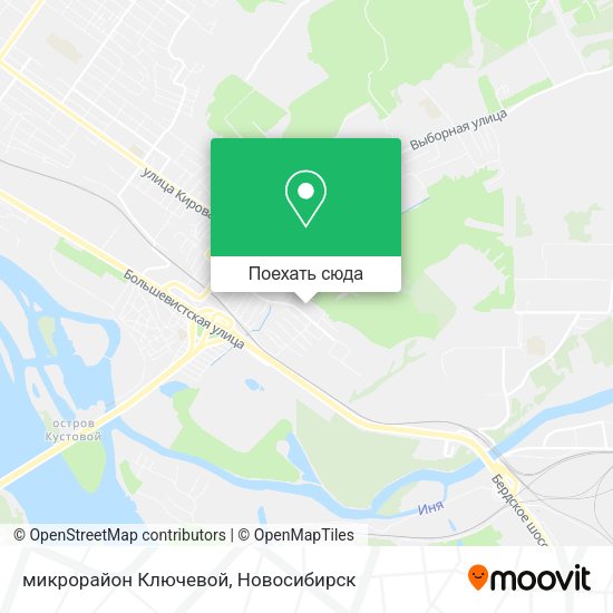 Карта микрорайон Ключевой