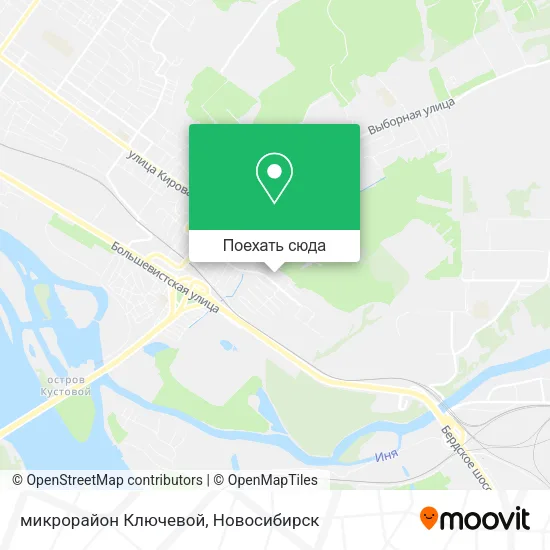 Карта микрорайон Ключевой