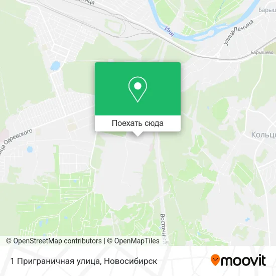 Карта 1 Приграничная улица
