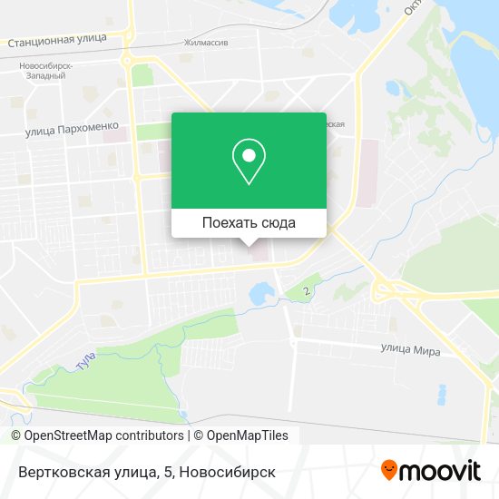 Карта Вертковская улица, 5