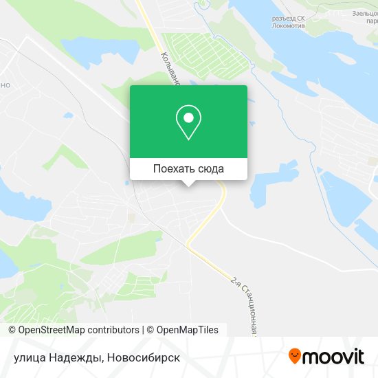 Карта улица Надежды