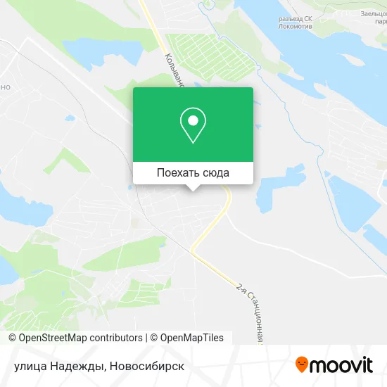 Карта улица Надежды