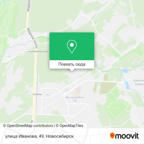Карта улица Иванова, 49