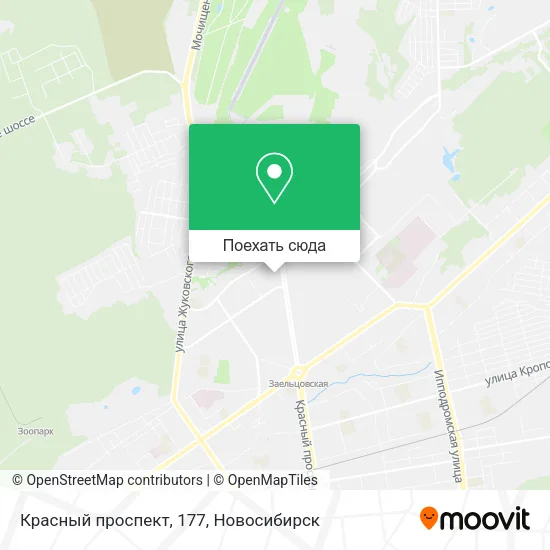 Карта Красный проспект, 177