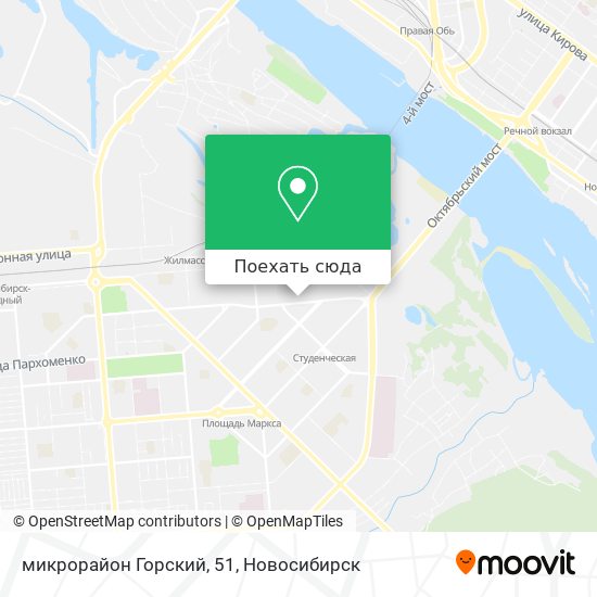 Карта микрорайон Горский, 51